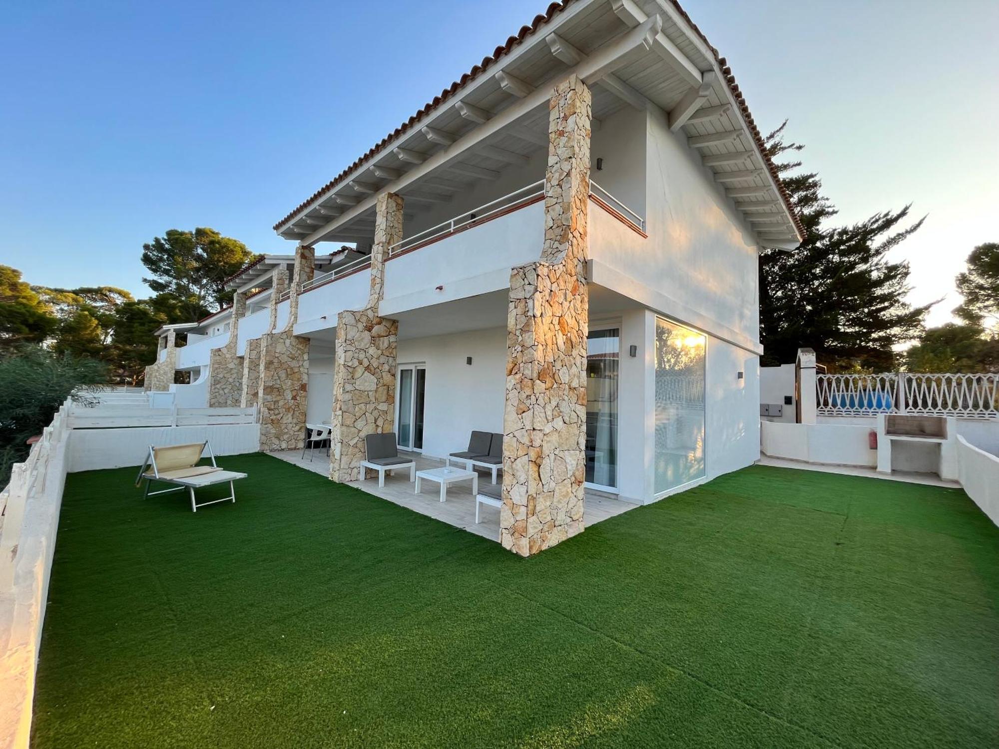 Case Vacanze "Bianco Mare" Porto Pino Kültér fotó